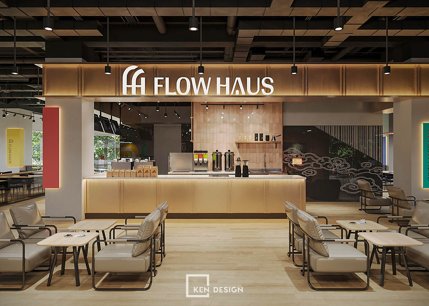 Thiết kế cafe coworking Flow Haus cơ sở 1 tại Lê Văn Lương